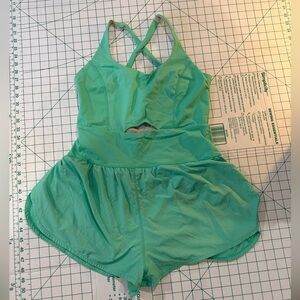 The righteous runsie free people movement mint green